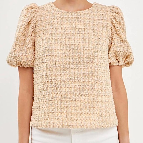 English Factory Multi Tweed Top - Picture 2 of 11